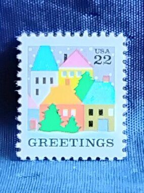 Uncirculated USA 1986 Greetings 22 Cent Stamp!!